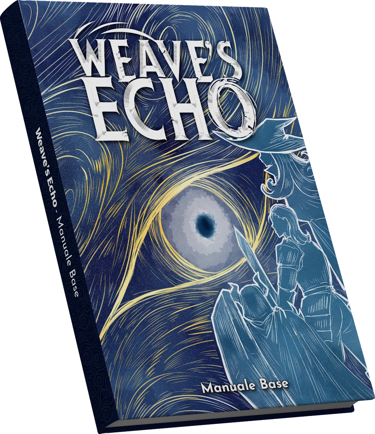 La Quickstart di Weave's Echo, volume con la copertina dell'occhio arcano